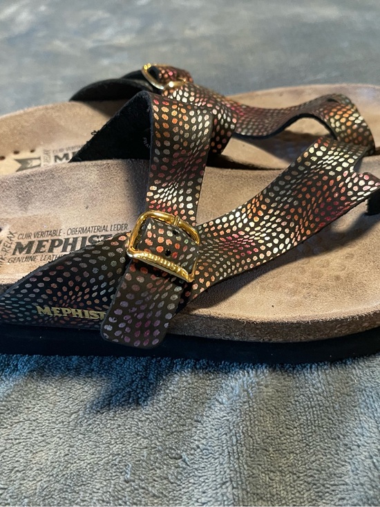 Mephisto Shoes - Mephisto Womens Helen Black Kaleido 38 (US-7.5)